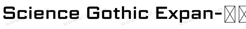 Science Gothic Expan字体转换 Science Gothic Expan字体转换